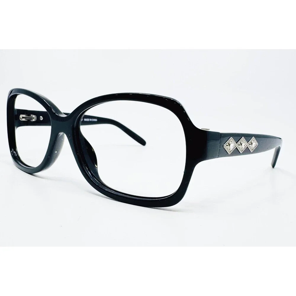 Kirkland Signature Eyeglasses Black KS Cortese 459432 Rhinestone 56/15 120